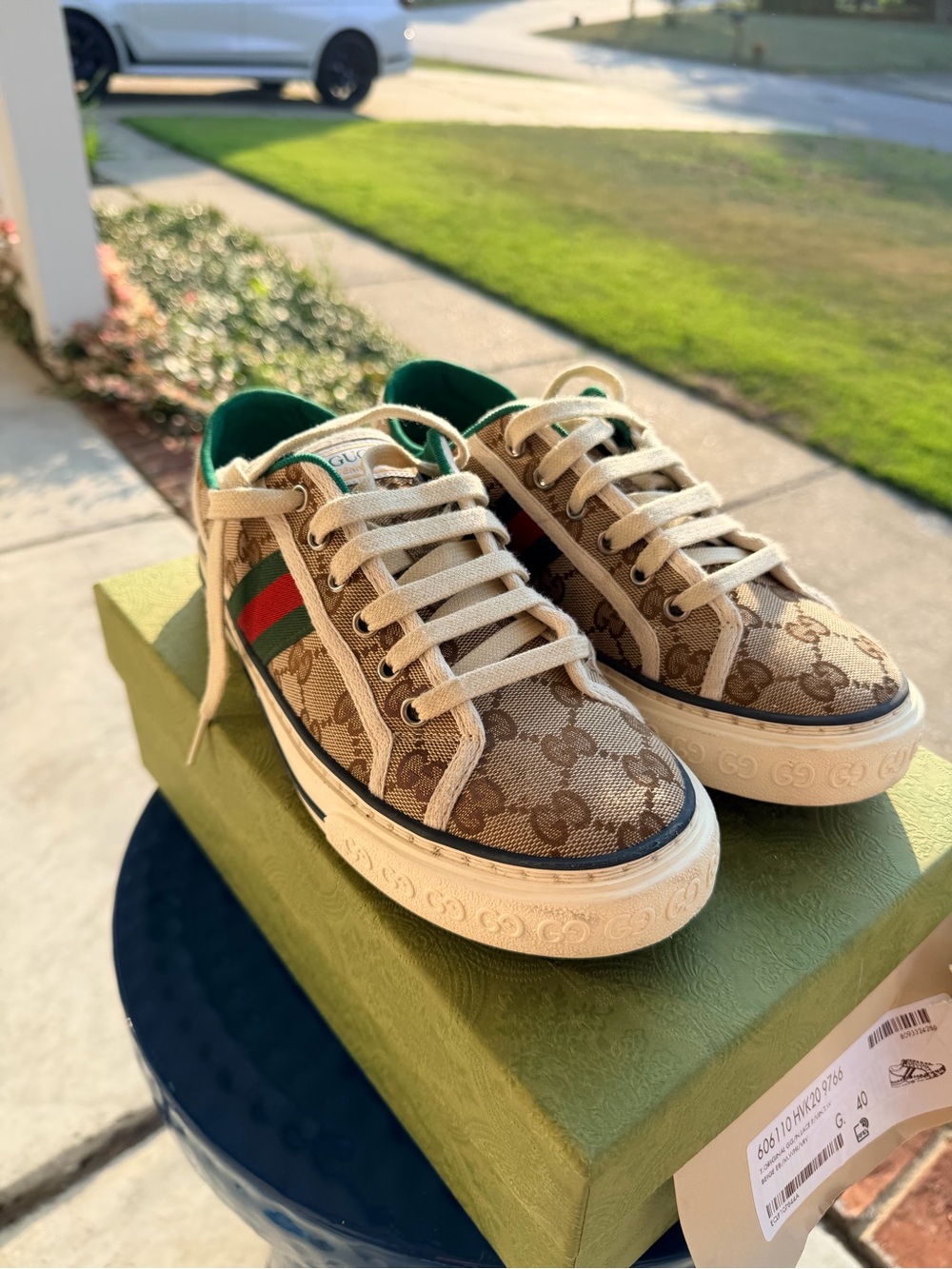 AUTHENTIC Women's Gucci Tennis 1977 sneaker - Picture 7 of 12